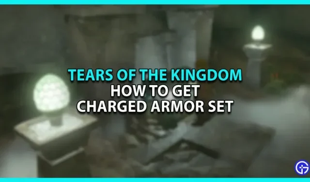 In Zelda TOTK, how do you obtain the charged armor set?