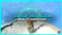 Scherm surfinstructies af voor Zelda Tears of the Kingdom