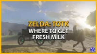Zelda: Tears of the Kingdom에서 신선한 우유를 구입하는 방법