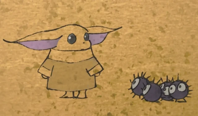 Zen – Grogu en Dust Bunnies, een korte animatiefilm van Studio Ghibli voor Lucasfilm.