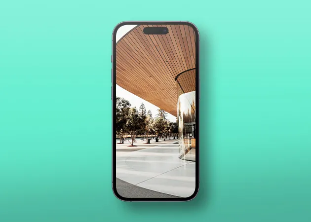 Apple Park 방문자 센터 iPhone HD 배경 화면