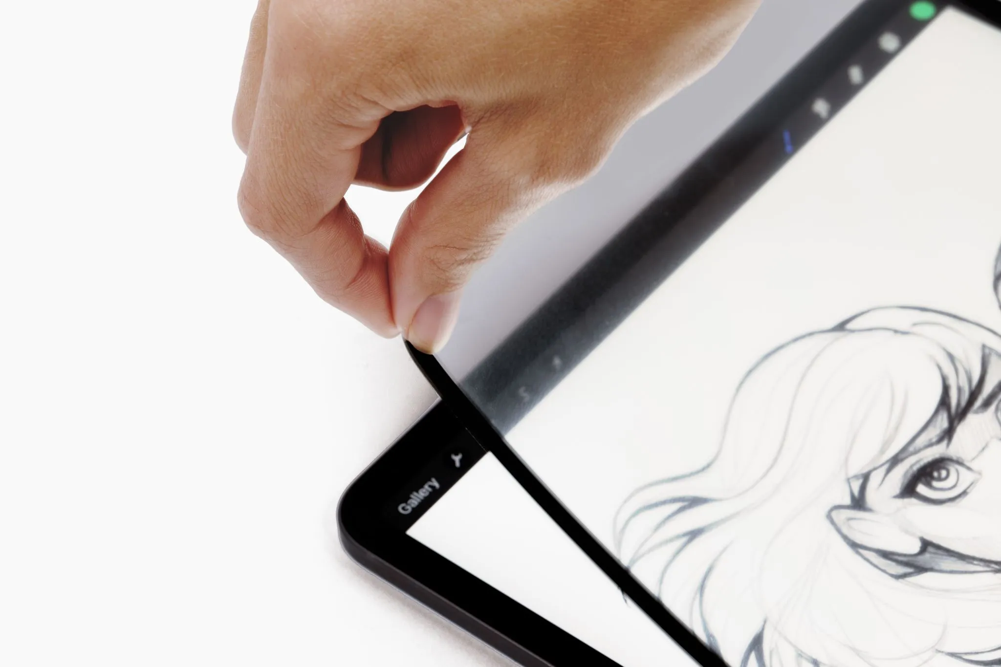 Installing Astropad's Rock Paper Pencil screen protector on an iPad Installing Astropad's Rock Paper Pencil screen protector on an iPad