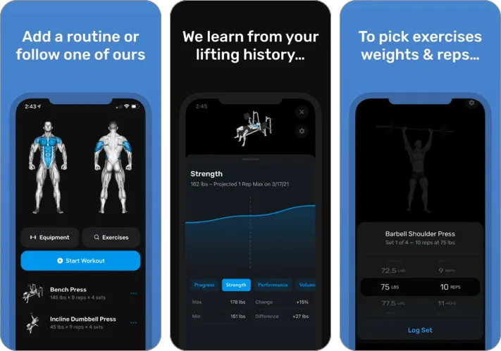 Aplikace Fitness AI