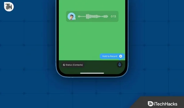 So veröffentlichen Sie eine Sprachnotiz auf WhatsApp als Status im Jahr 2023