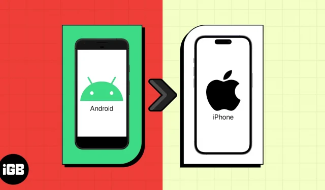 Cómo cambiar de Android a iPhone: 2 formas explicadas