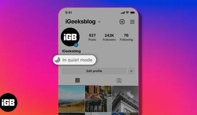 Jak zapnout nebo vypnout tichý režim v Instagramu na iPhone