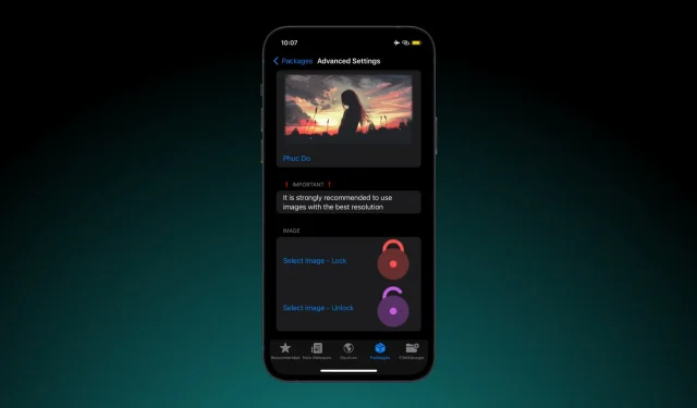 Cambie la apariencia del glifo del candado Face ID de su pantalla de bloqueo con Lock Icon Manager