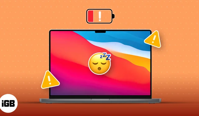 Är MacBook-batteriet urladdat i viloläge? 9 sätt att fixa det!