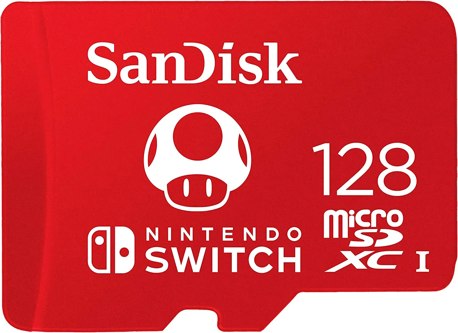 Nintendo Switch용으로 라이센스가 부여된 128GB microSD 카드.