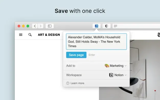 Notion Web Clipper