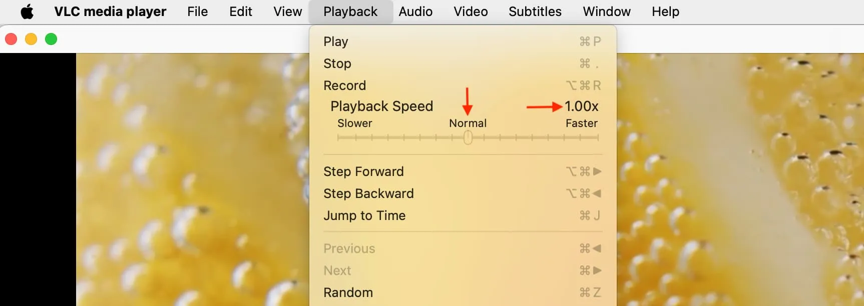 Playback Speed in VLC on Mac Playback Speed in VLC on Mac