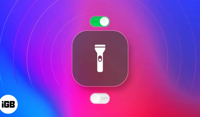6 jednoduchých způsobů, jak zapnout nebo vypnout svítilnu na iPhonu nebo iPadu