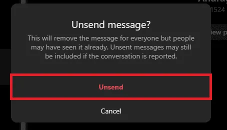 Dejar de enviar mensajes