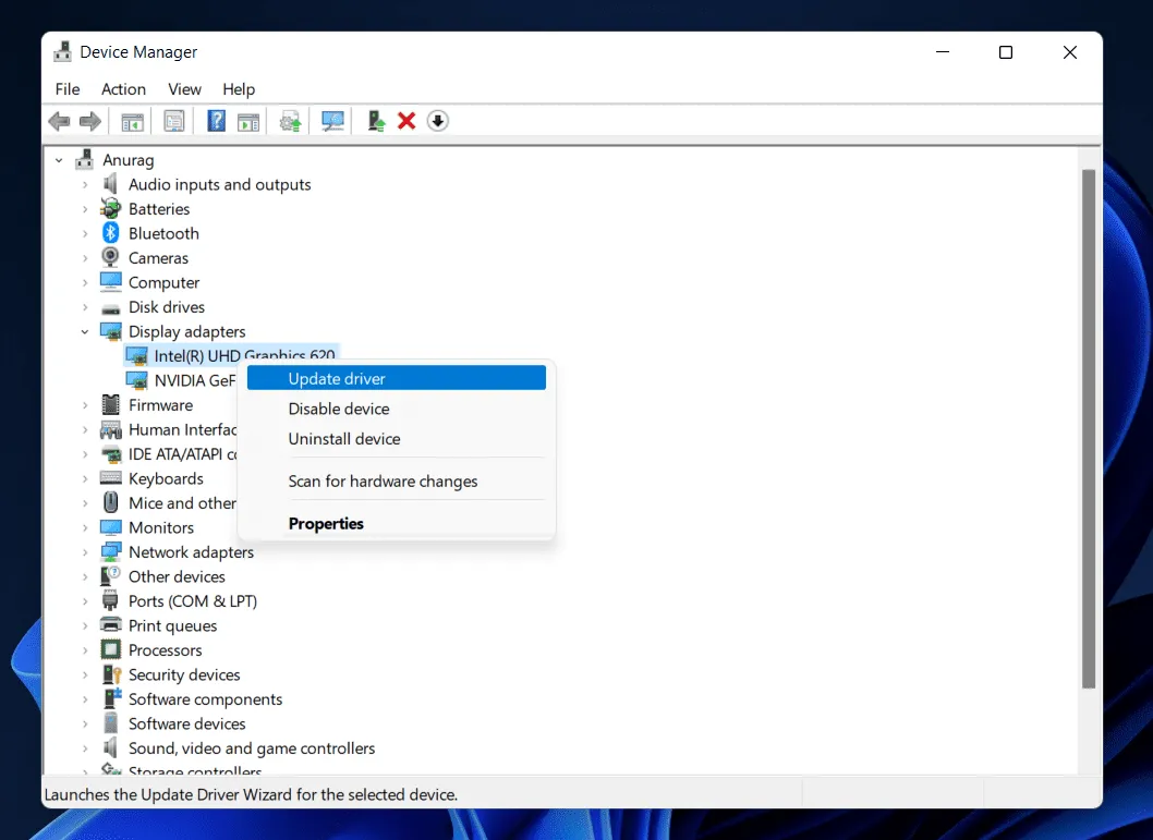Вирішіть проблему загального монітора PnP у Windows 11