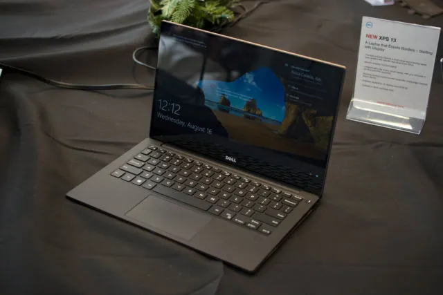 L'XPS 13 aggiornato con processori Intel di ottava generazione.