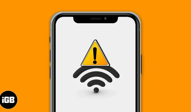 Wi-Fi nefunguje na iPhone v iOS 17? 10 způsobů, jak to napravit!