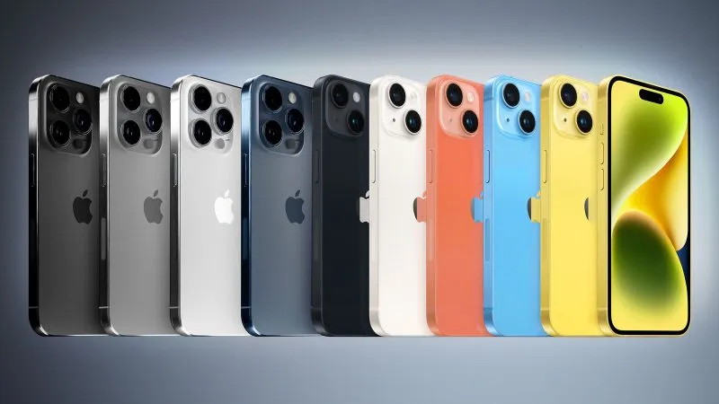 iPhone 15 all expected colors
