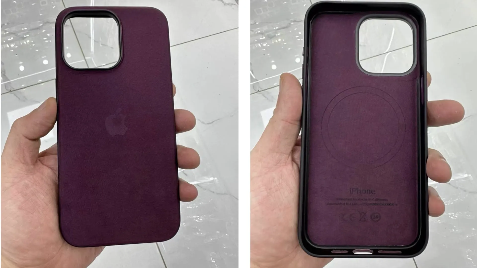 Eco-friendly iPhone case made from vegan materials instead of leather