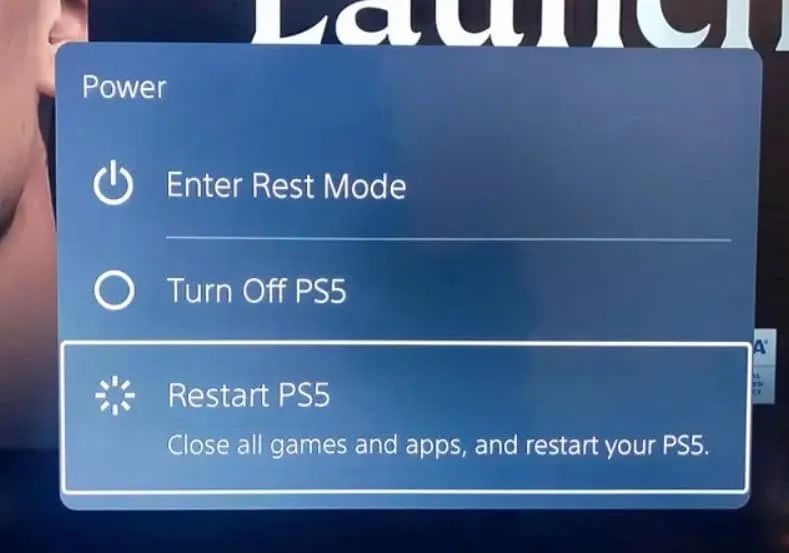 Starten Sie Ihre PS5-Konsole neu