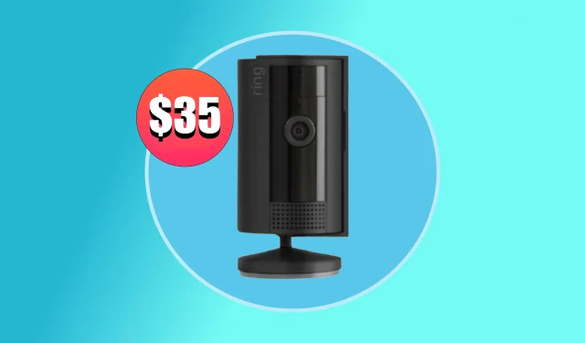 Obtenga la última Ring Indoor Cam con video de 1080p por solo $ 35