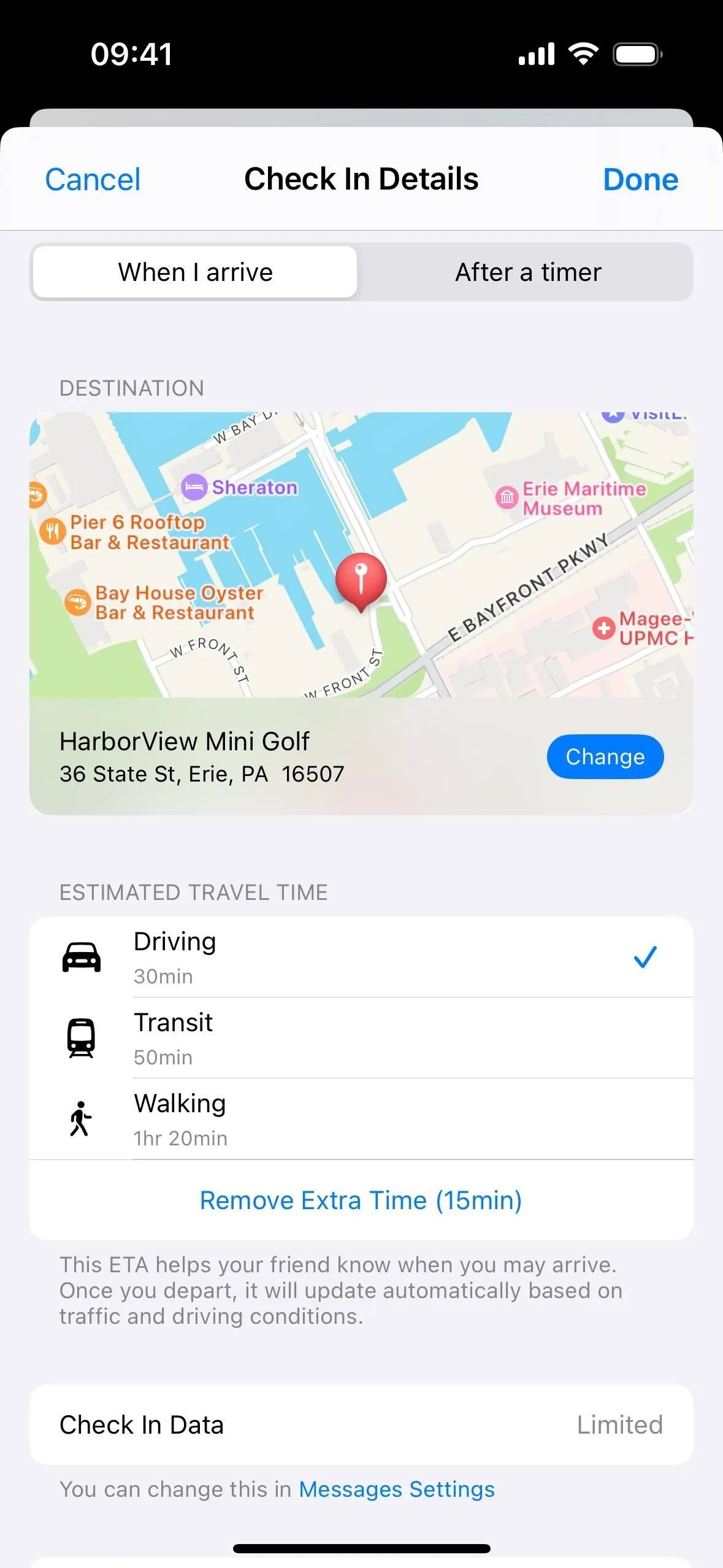 Use Your iPhone's New 'Check In' Feature to Let Contacts Know When You Arrive Safely at Your Destination Use Your iPhone's New 'Check In' Feature to Let Contacts Know When You Arrive Safely at Your Destination