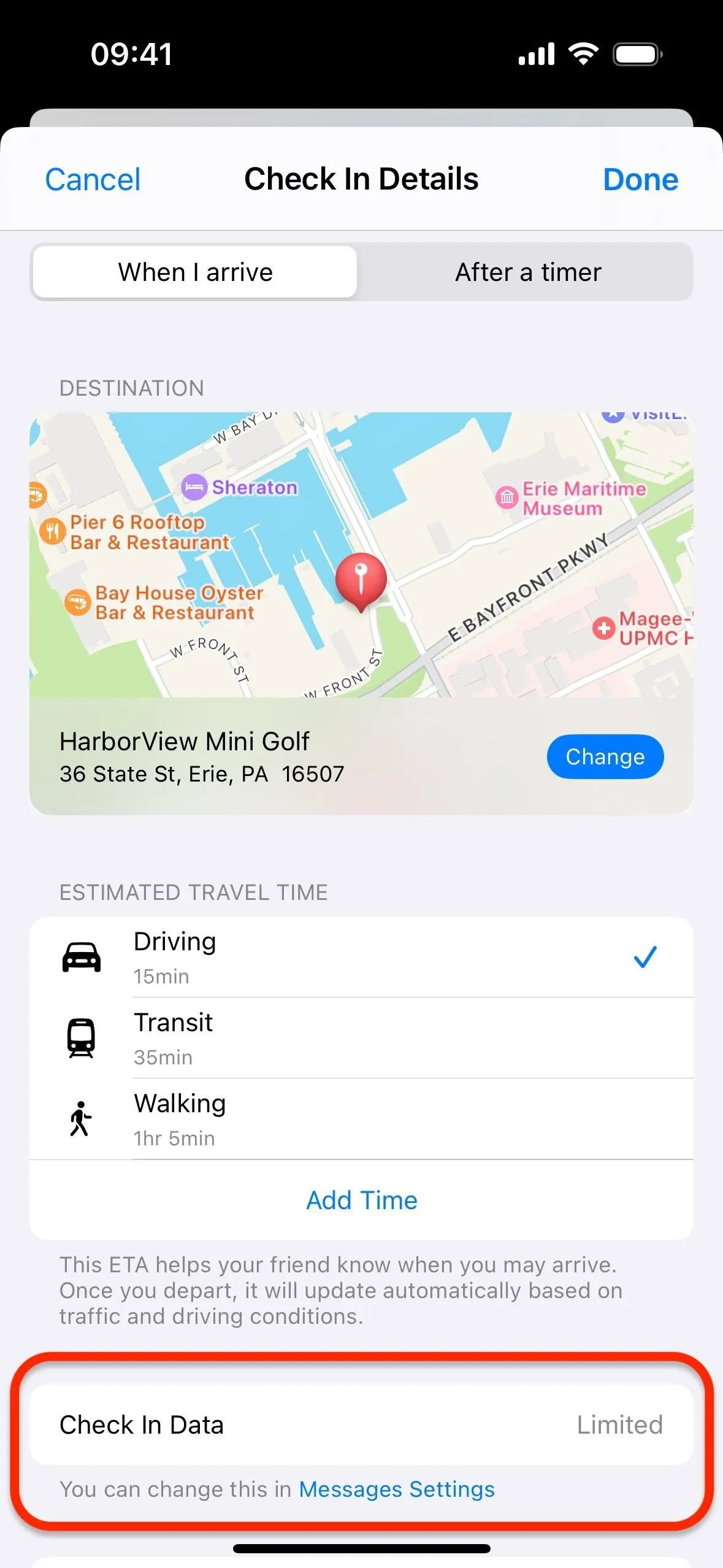 Use Your iPhone's New 'Check In' Feature to Let Contacts Know When You Arrive Safely at Your Destination Use Your iPhone's New 'Check In' Feature to Let Contacts Know When You Arrive Safely at Your Destination