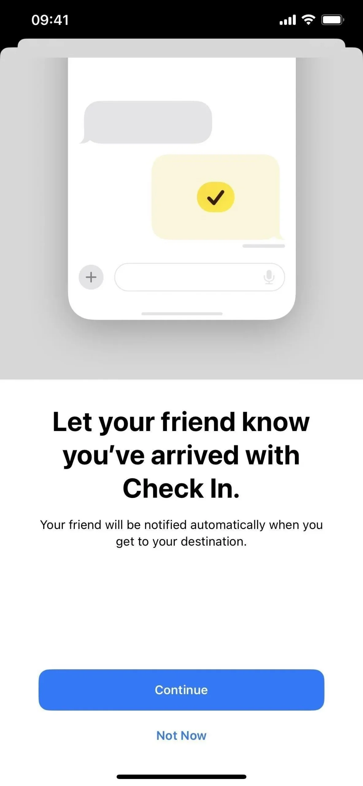 Use Your iPhone's New 'Check In' Feature to Let Contacts Know When You Arrive Safely at Your Destination Use Your iPhone's New 'Check In' Feature to Let Contacts Know When You Arrive Safely at Your Destination