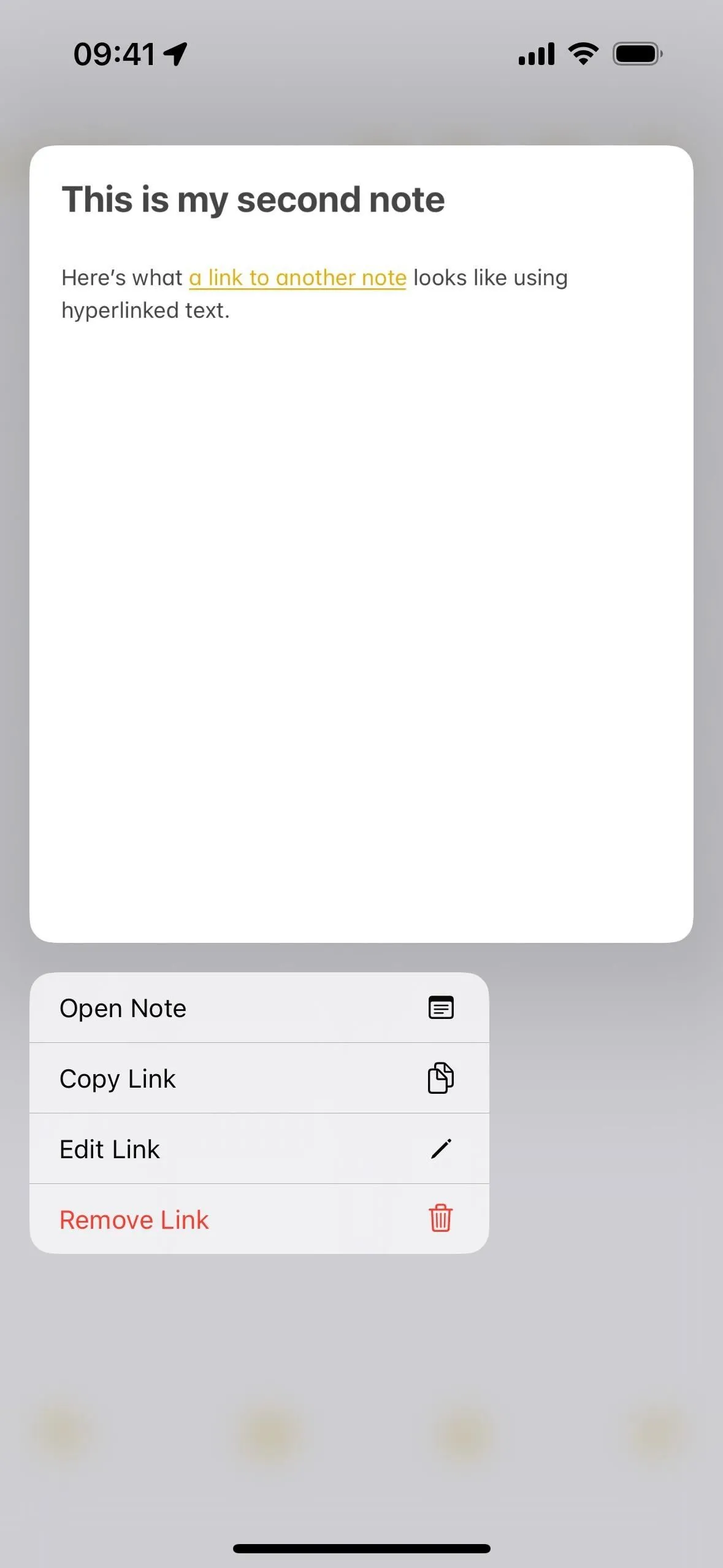 Your iPhone's Notes App Finally Lets You Link Your Notes Together