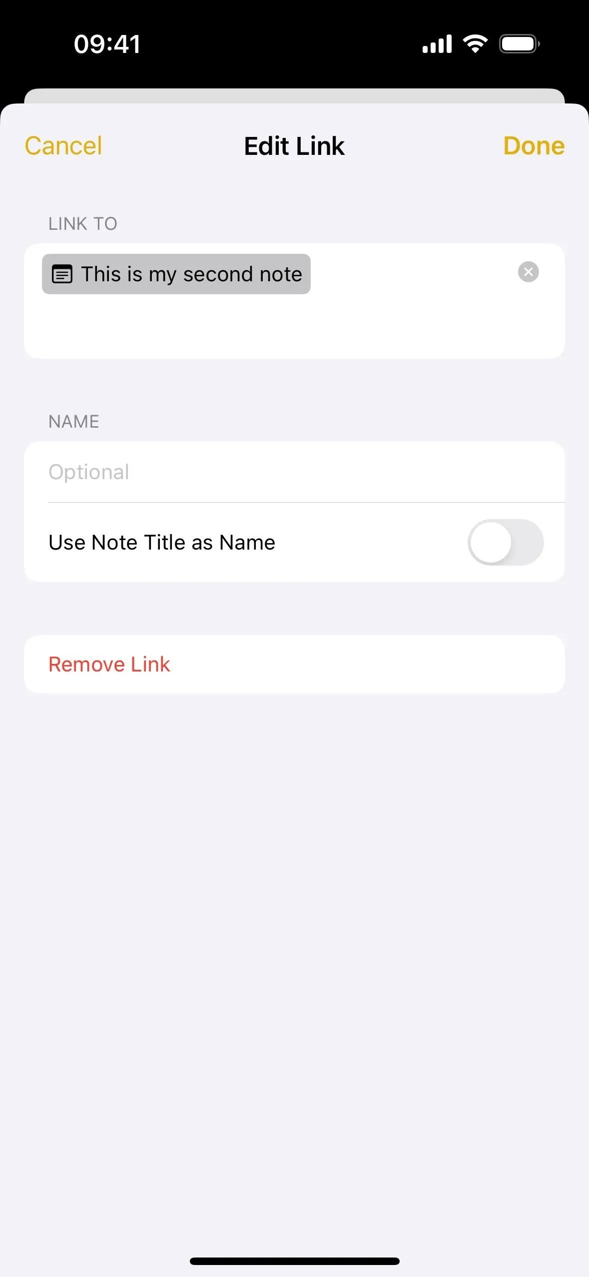 Your iPhone's Notes App Finally Lets You Link Your Notes Together