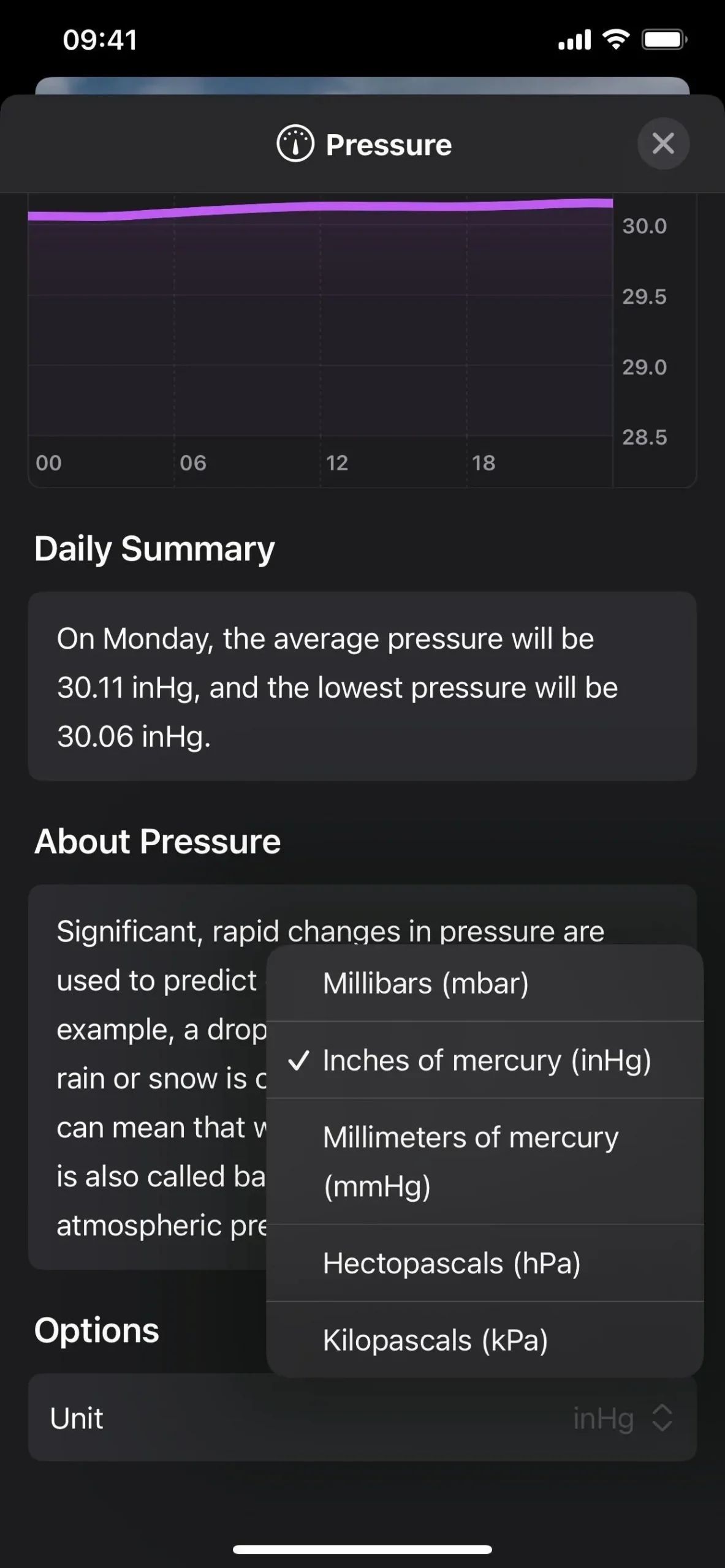 iPhonesi sääsovellus on saamassa valtavan päivityksen yli 12 uudella ominaisuudella