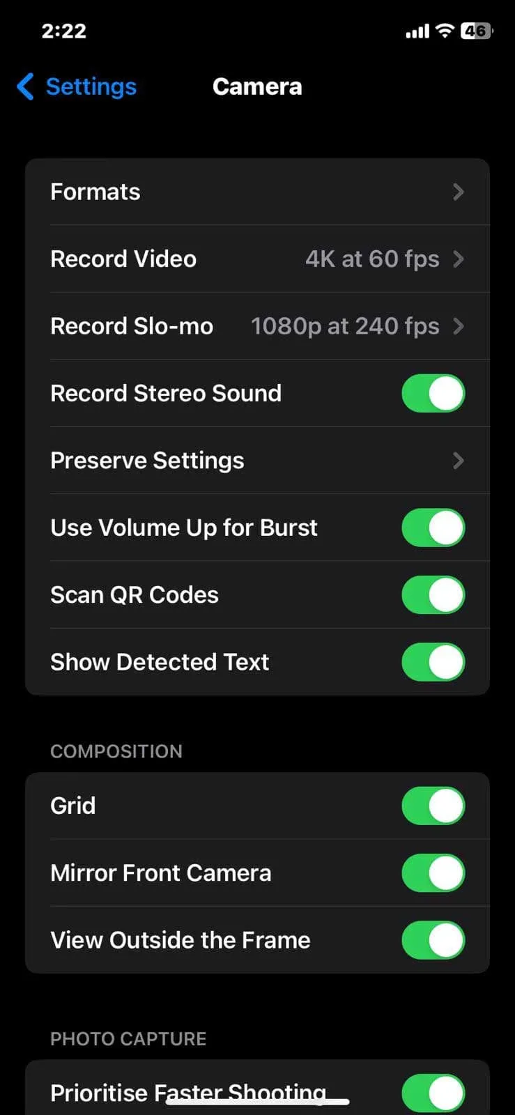 Make Sure Your Phone's Camera Settings Are Optimized to Prevent Quality Loss