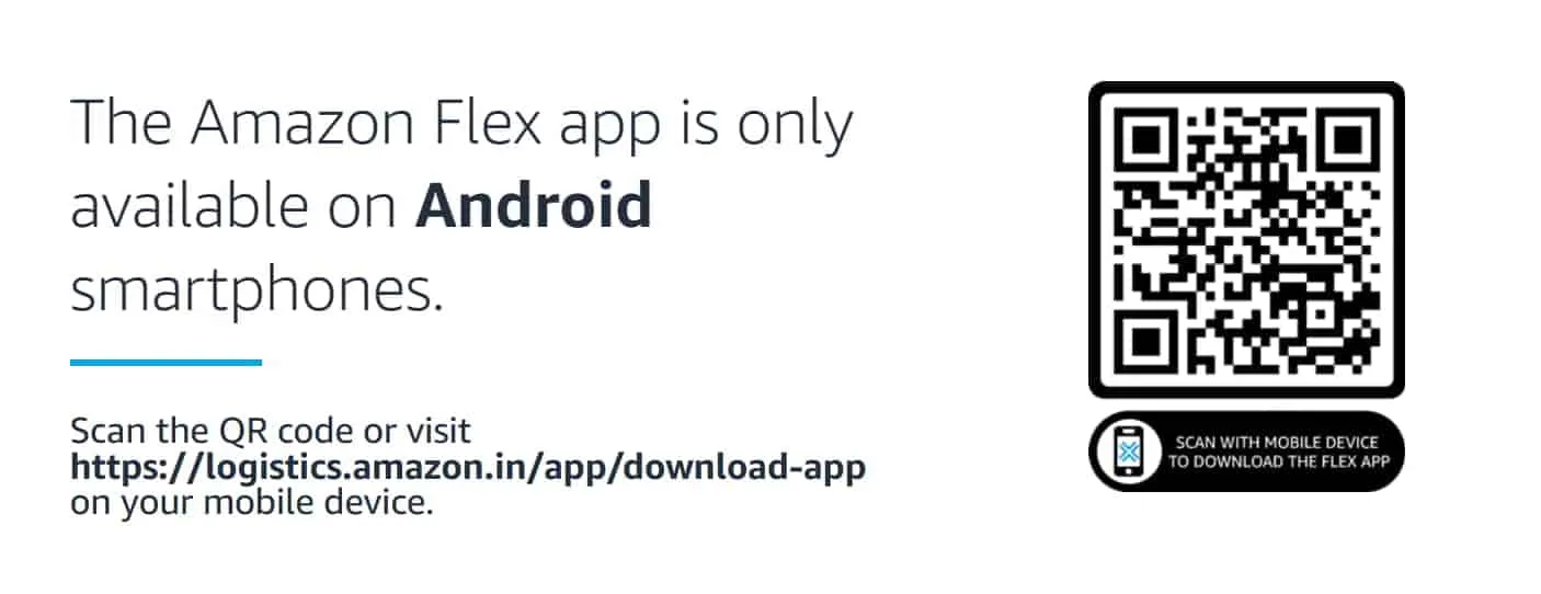 Amazon Flex 앱 안드로이드