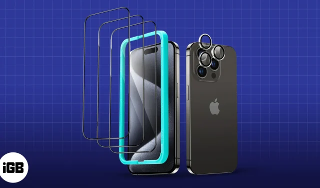 Geriausios „iPhone 15“ ir „15 Pro“ ekrano apsaugos 2023 m