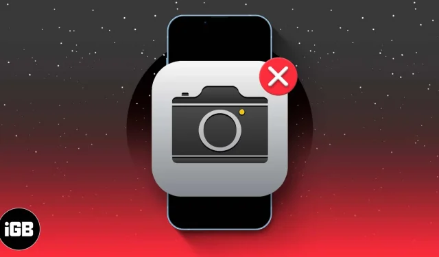 Saknas kameraikon på iPhone eller iPad? 4 sätt att fixa det!