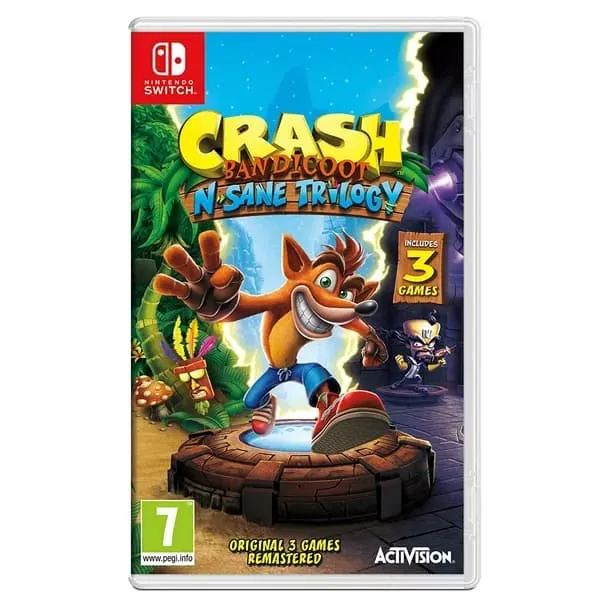 Crash Bandicoot N Sane Trilogy for Nintendo Switch.