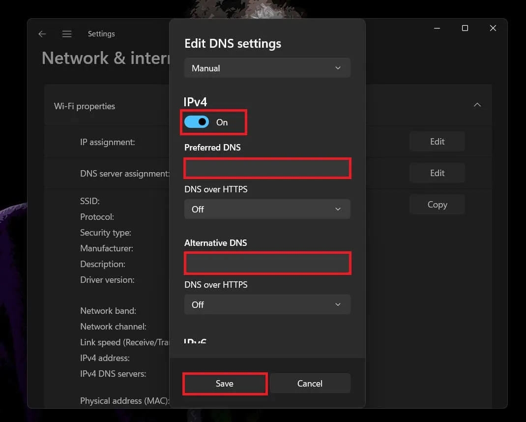 Como alterar o servidor DNS no Windows 10/11, macOS, Android e outros sistemas operacionais?