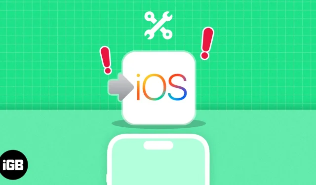 iOS 앱으로 이동이 작동하지 않는 문제를 해결하는 방법은 무엇입니까? 10가지 수정 사항 설명