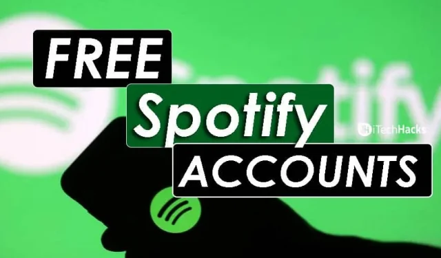 2023년 무료 Spotify 프리미엄 계정 및 비밀번호
