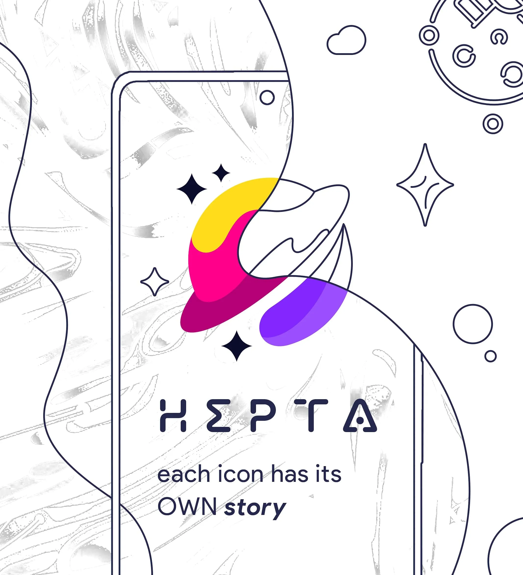 HEPTA Theme promo image.