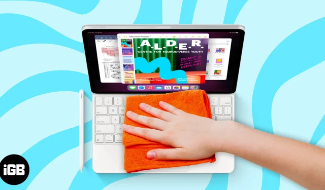Kaip valyti iPad ekraną ir jo priedus: Apple Pencil, laidą, dėklą