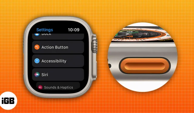 Jak korzystać z przycisku akcji na Apple Watch Ultra 2 