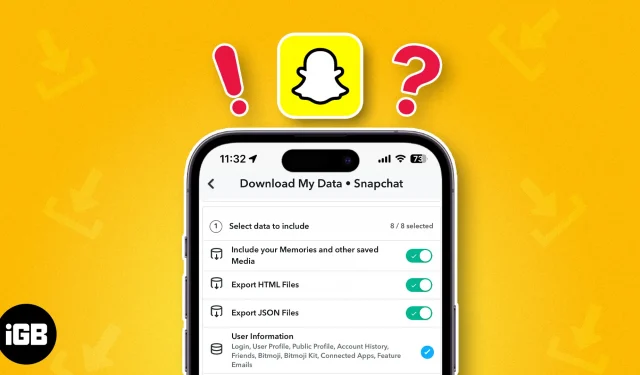Come scaricare i dati di Snapchat su iPhone e Mac nel 2023