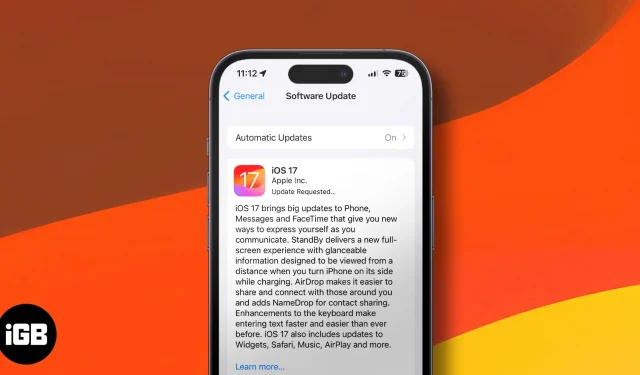 Como atualizar seu iPhone para iOS 17: 3 maneiras explicadas