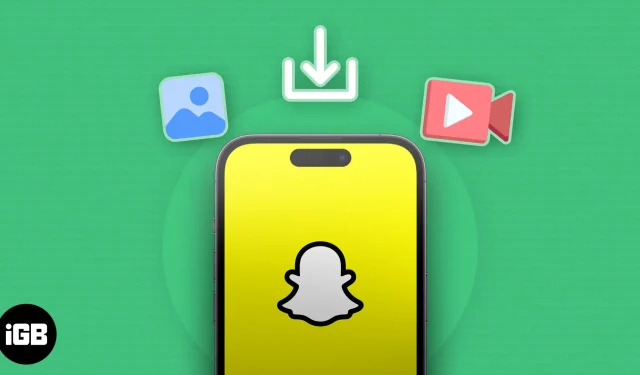 Kaip išsaugoti „Snapchat“ vaizdo įrašus ir nuotraukas „iPhone“.