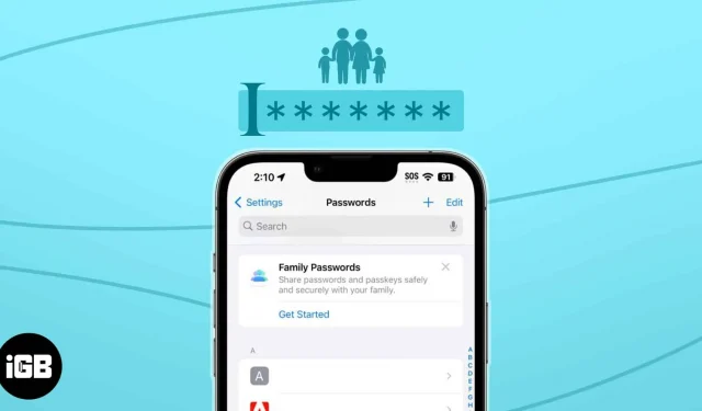 Familiewachtwoorden gebruiken in iOS 17 op iPhone
