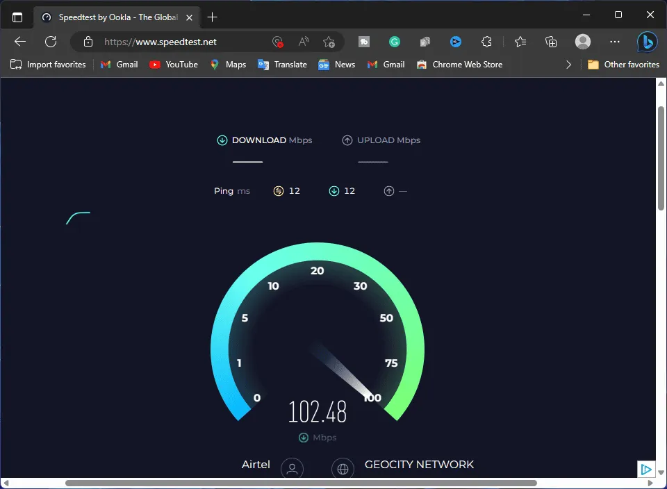 Internet Speed