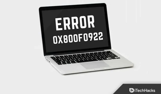 Cómo solucionar el error KB5003173 que causa 0x800f0922