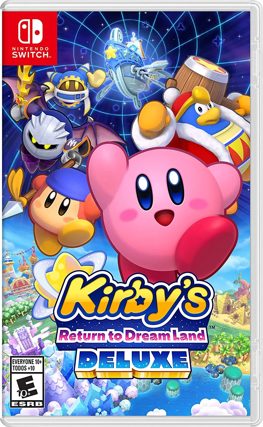 Kirby's Return to Dream Land Deluxe žaidimo meno kūriniai.