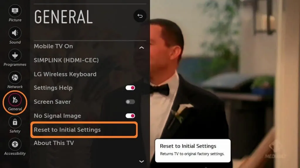 LG Smart TV Reset