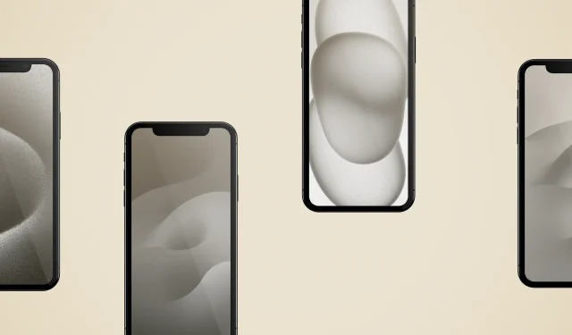 iPhone 15 Natural Titanium wallpapers